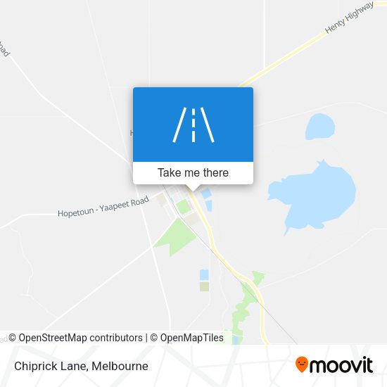 Chiprick Lane map