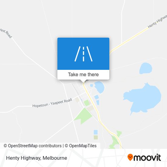 Henty Highway map