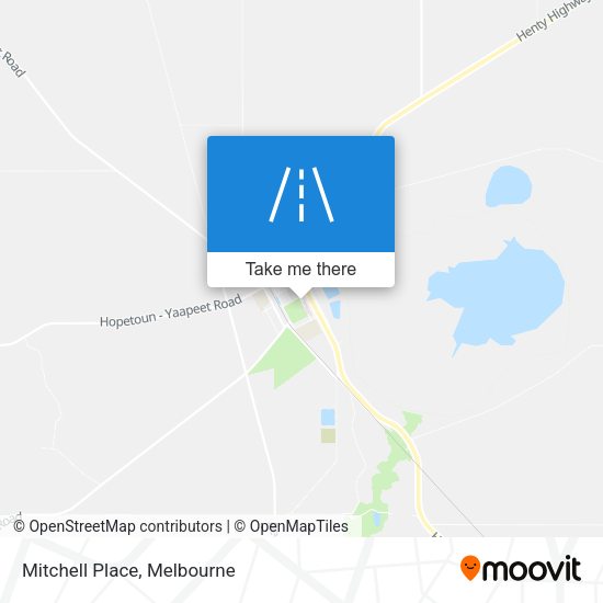 Mitchell Place map