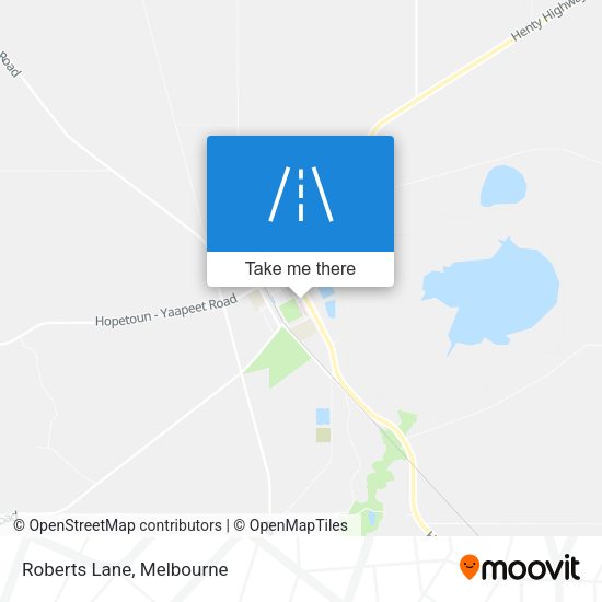 Roberts Lane map