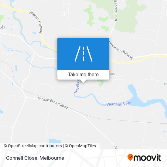 Connell Close map