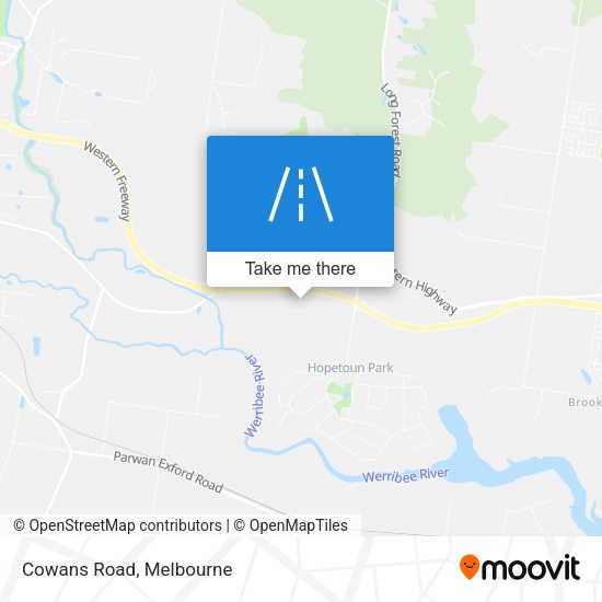Cowans Road map