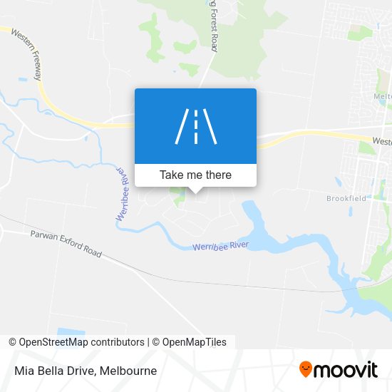 Mia Bella Drive map