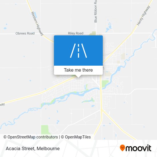 Acacia Street map