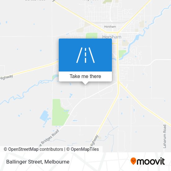 Ballinger Street map