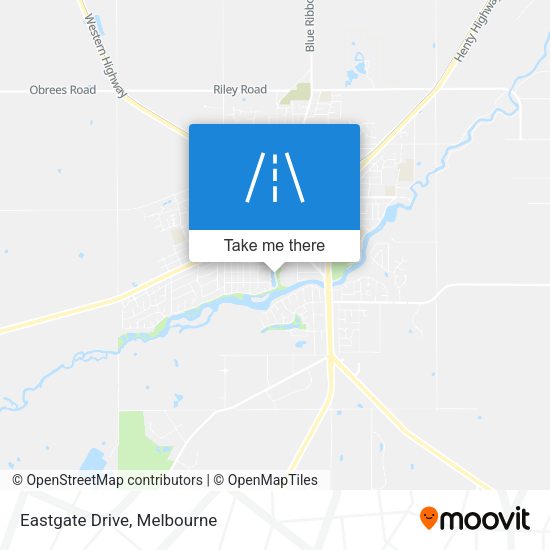 Eastgate Drive map