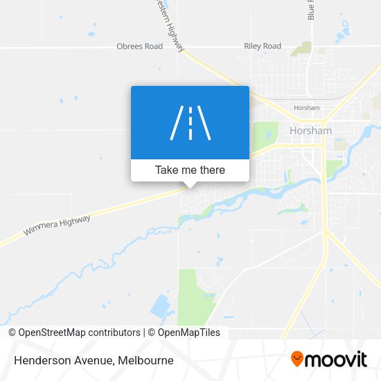Henderson Avenue map
