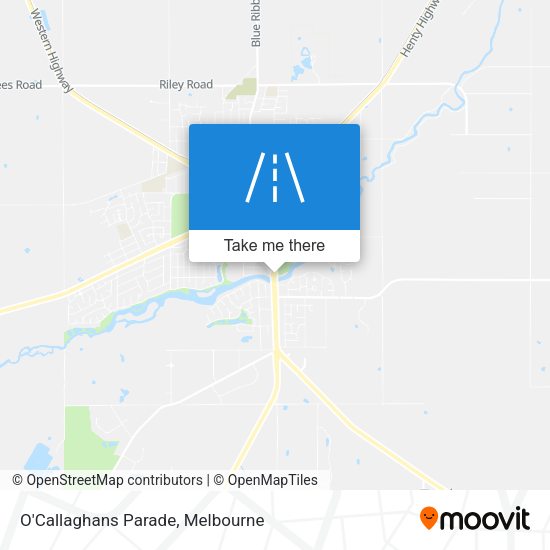 O'Callaghans Parade map