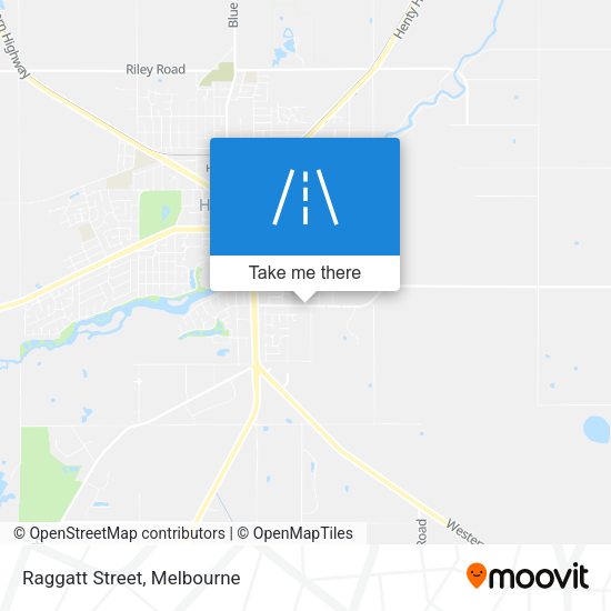 Raggatt Street map