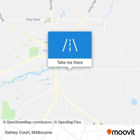 Rahley Court map