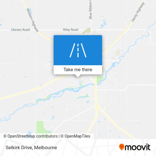 Selkirk Drive map
