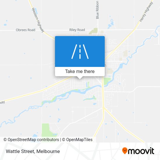 Wattle Street map