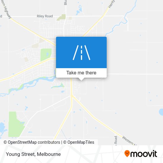 Young Street map