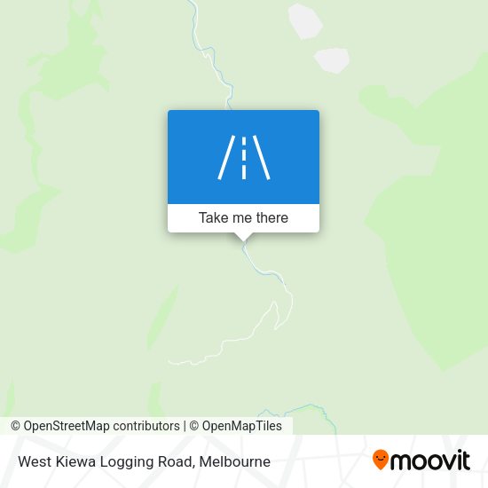 West Kiewa Logging Road map