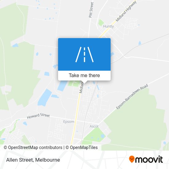 Allen Street map