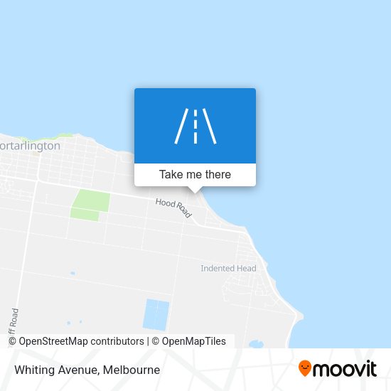 Whiting Avenue map