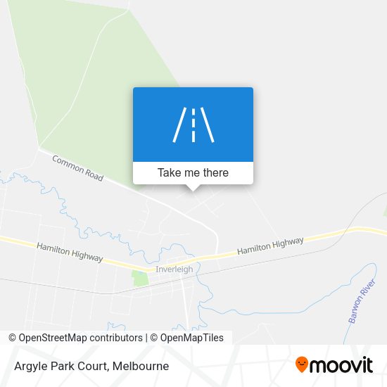 Argyle Park Court map