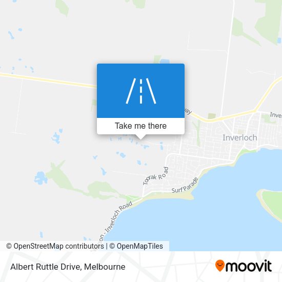 Albert Ruttle Drive map