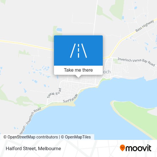 Halford Street map