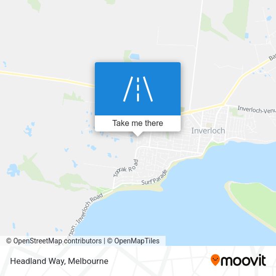 Headland Way map