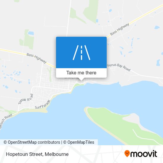 Hopetoun Street map