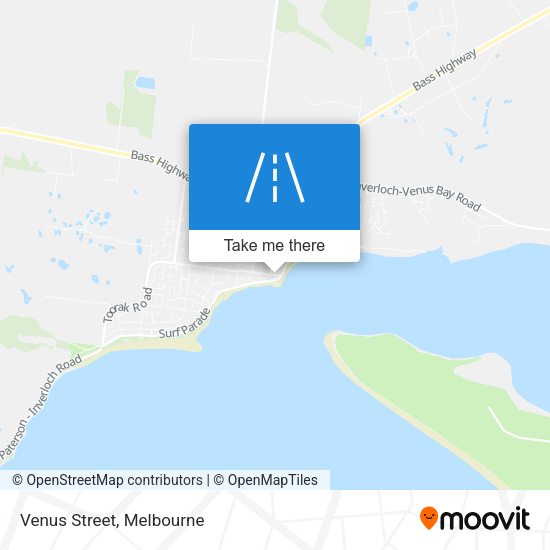 Venus Street map