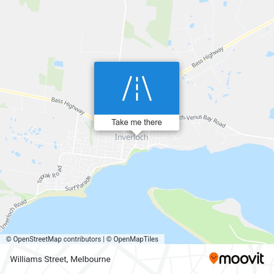 Williams Street map