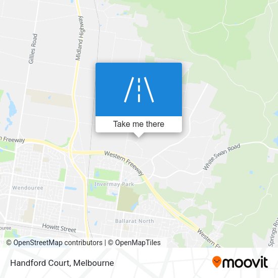 Handford Court map