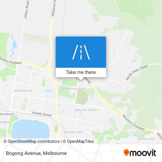 Bogong Avenue map