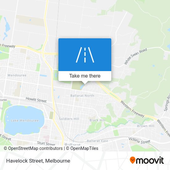 Havelock Street map