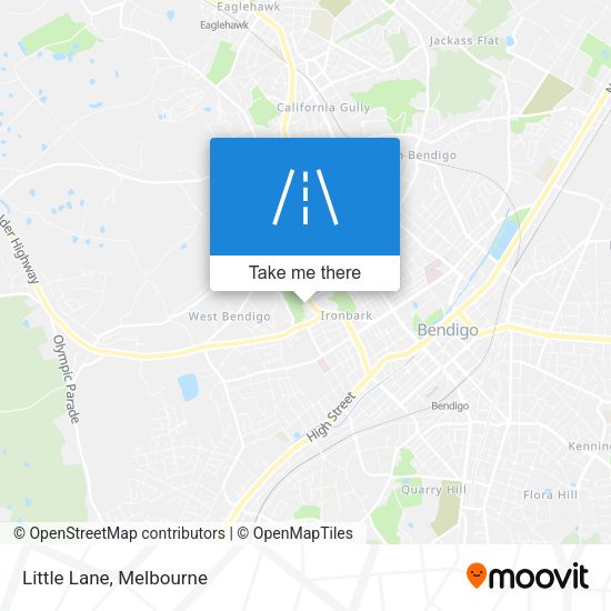 Little Lane map