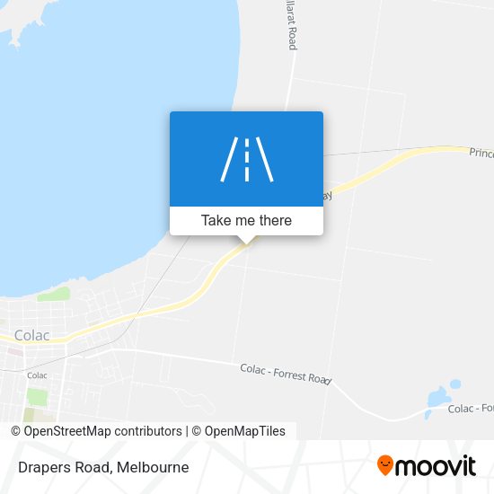 Drapers Road map