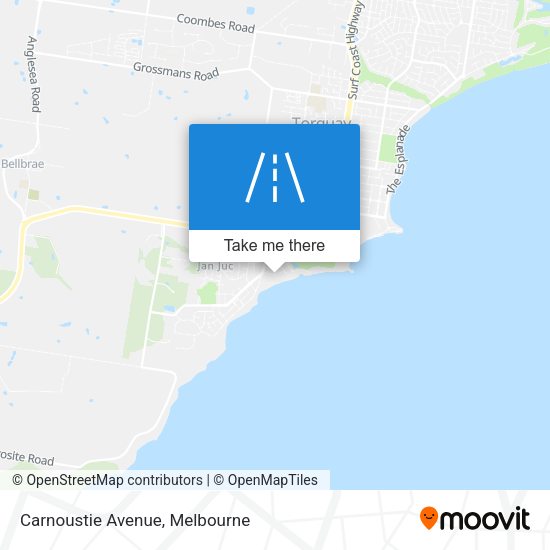 Carnoustie Avenue map