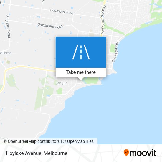 Hoylake Avenue map