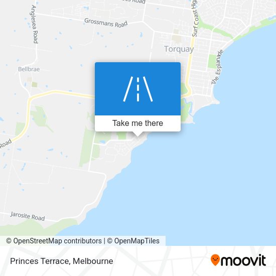 Princes Terrace map