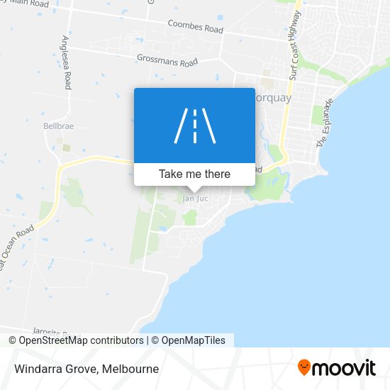 Windarra Grove map