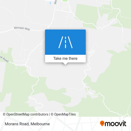 Morans Road map