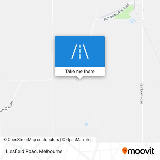 Liesfield Road map