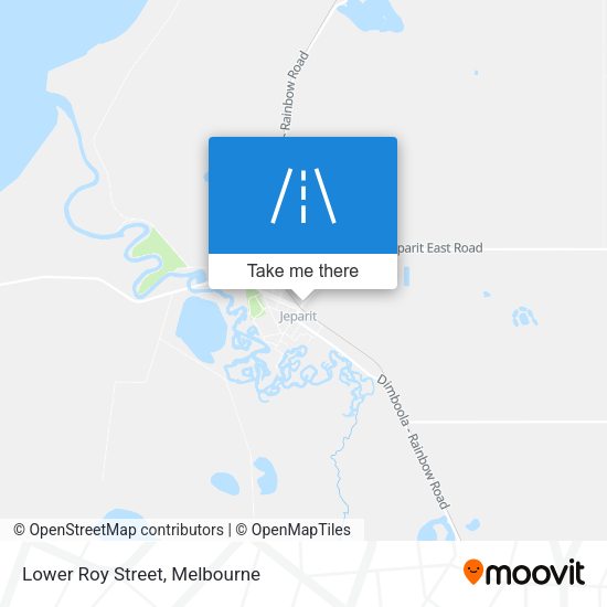 Lower Roy Street map