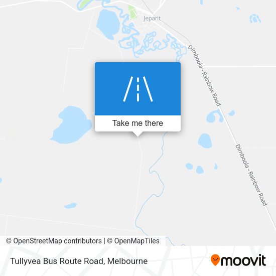 Tullyvea Bus Route Road map
