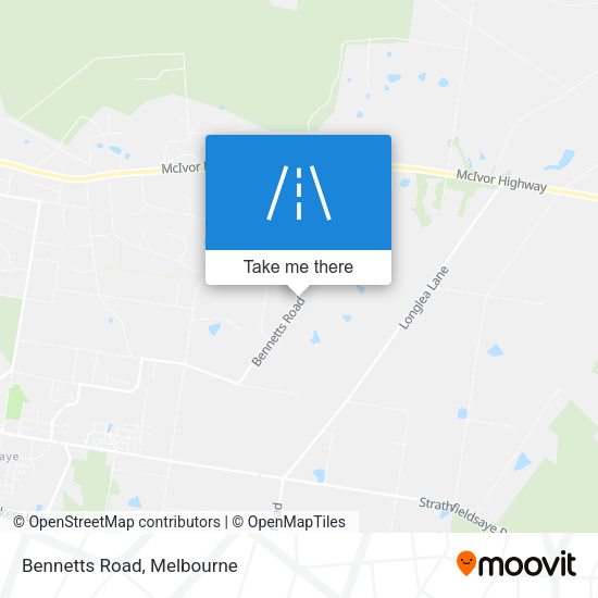 Bennetts Road map