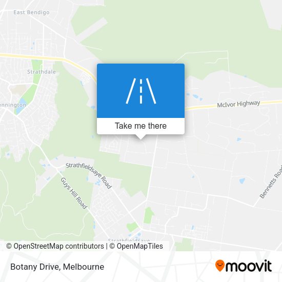 Botany Drive map