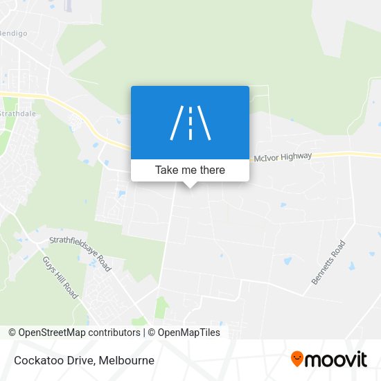 Cockatoo Drive map