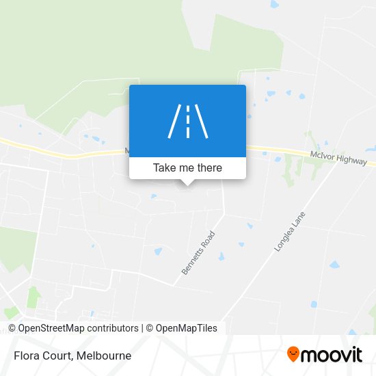 Flora Court map