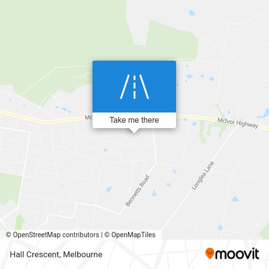 Hall Crescent map