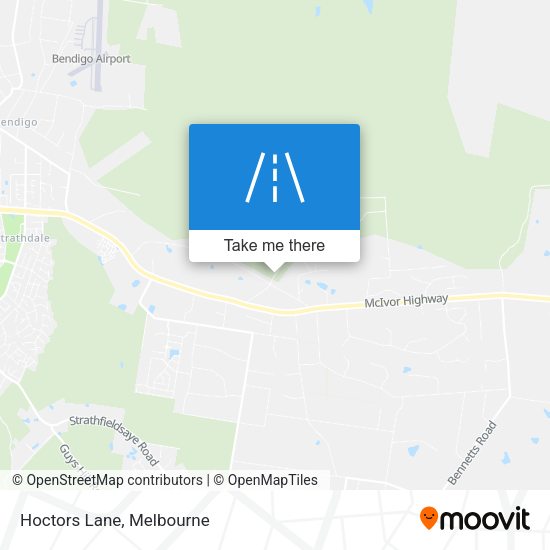 Hoctors Lane map