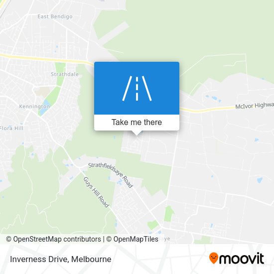 Inverness Drive map