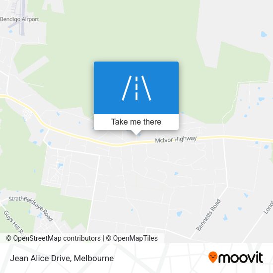 Jean Alice Drive map