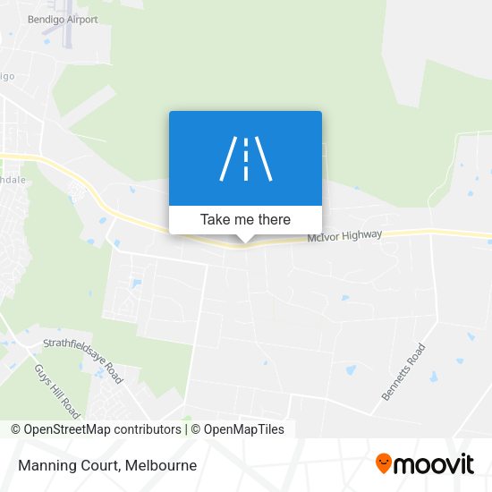 Manning Court map