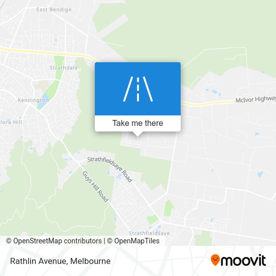 Rathlin Avenue map